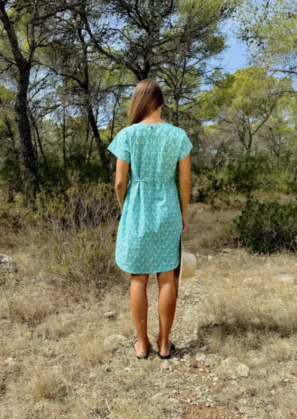 Vestido Corto Fresh Green — vista 2