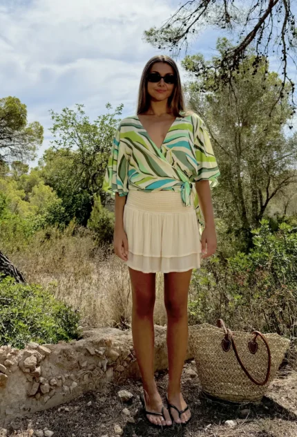 Falda Corta Ibiza Beige
