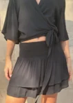 Falda Corta Ibiza Black