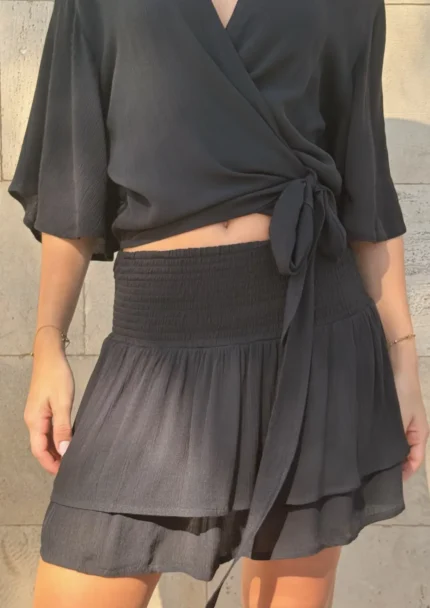 Falda Corta Ibiza Black