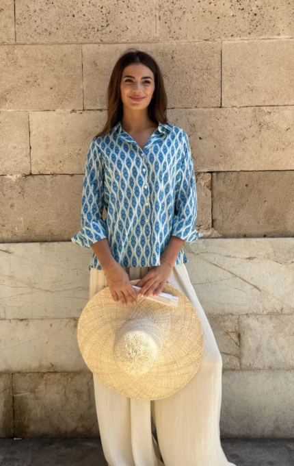Camisa Ines Blue