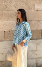 Camisa Ines Blue — vista 3