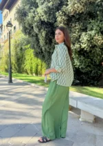 Camisa Ines Green — vista 2