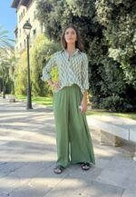 Camisa Ines Green — vista 3