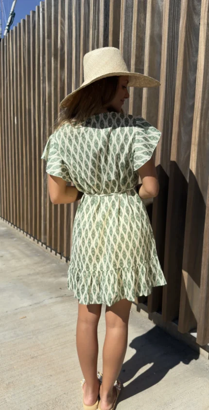 Vestido Corto Sunrise Green — vista 2