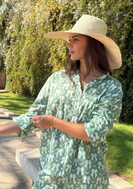 Camisa Neus Green