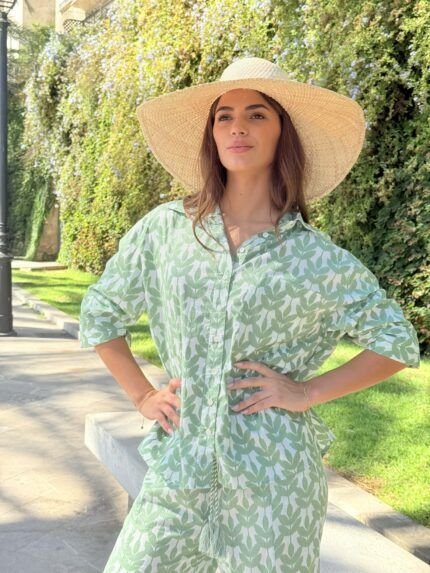 Camisa Neus Green — vista 2