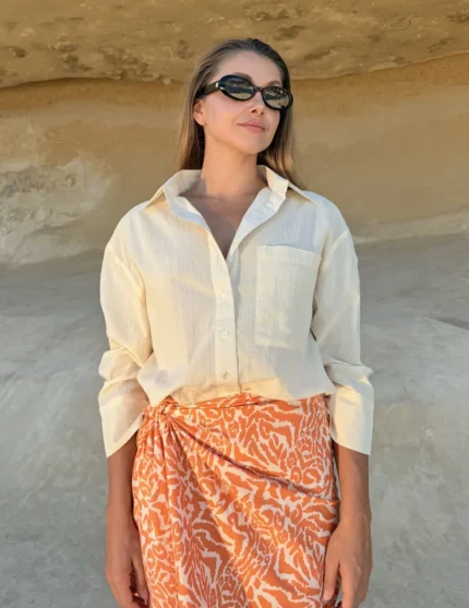 Camisa Neus Beige