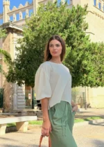 Blusa Balloon Beige — vista 3