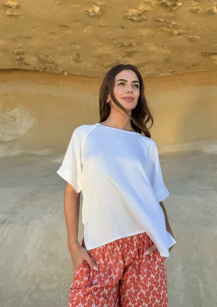 Blusa Round Neck White