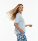 Blusa Round Neck Sky Blue — vista 2
