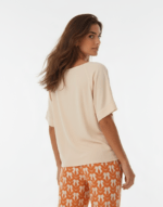 Blusa Round Neck Beige — vista 2