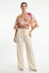 Pantalón Straight Trouser Beige