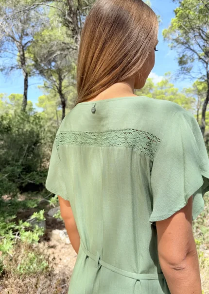 Vestido Corto Deia Caqui — vista 2