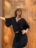 Top Olga Black