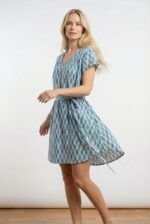 Vestido Corto Oasis Blue — vista 3