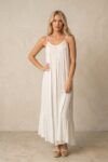 Vestido Largo África Ivory