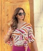 Top Olga Pink Areca — vista 2
