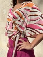 Top Olga Pink Areca — vista 3
