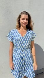 Vestido Corto Sunrise Blue — vista 4