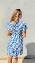 Vestido Corto Sunrise Blue — vista 3