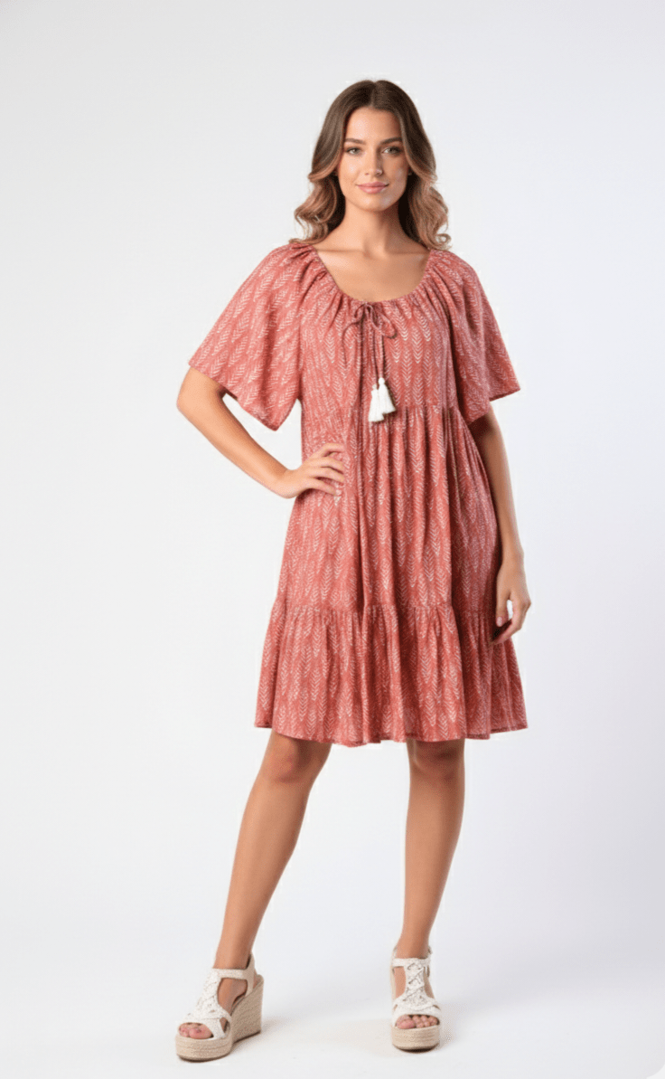 VCC300104 3 Vestido Corto Lucia Red