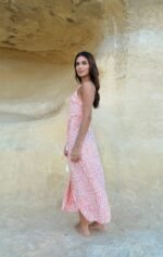 Vestido Largo Carmela Coral — vista 2