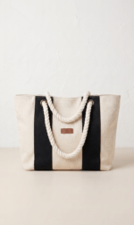 Bolso Bicolor Formentera Natural Black