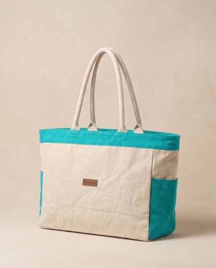 Bolso Bicolor Niza Natural Green
