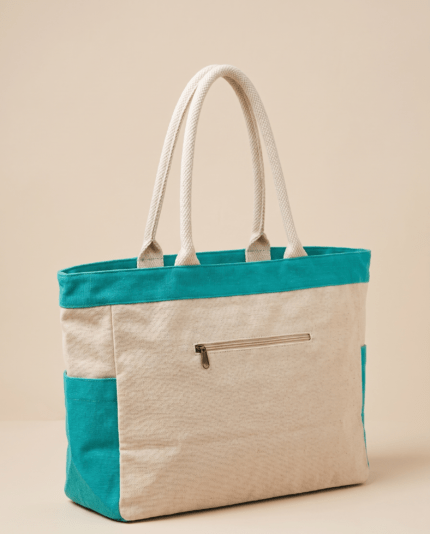 Bolso Bicolor Niza Natural Green — vista 2