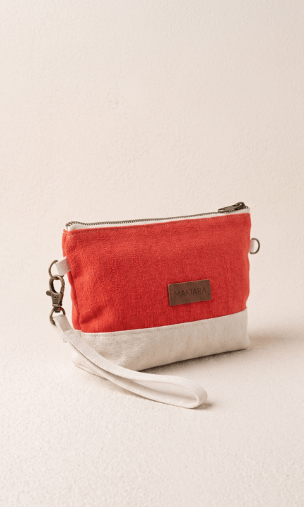 Bolso Bicolor Montecarlo Natural Teja