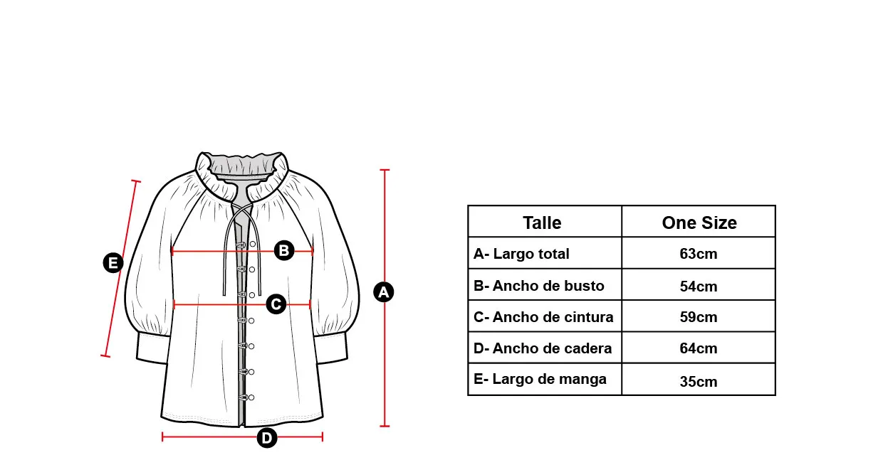 Medidas modelo Lily